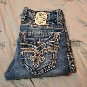 Rock Revival Pile Bootcut jeans
